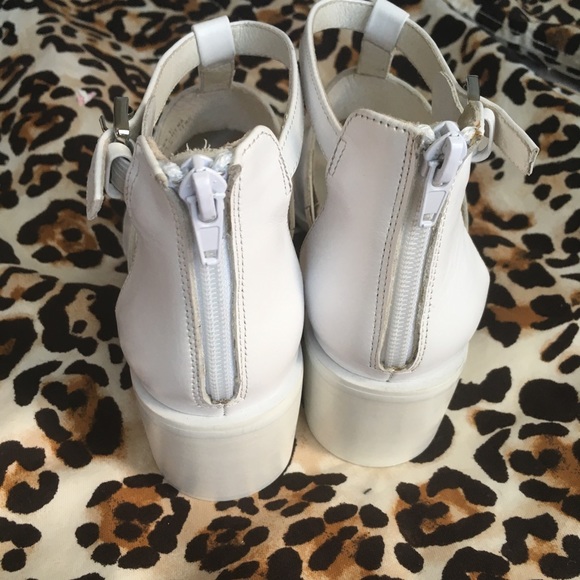 ✨Jeffrey Campbell✨Cut-out Boots Melina White 36 - Picture 3 of 8